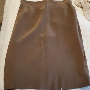 Evan Picone Classic Tan Pencil Skirt 10